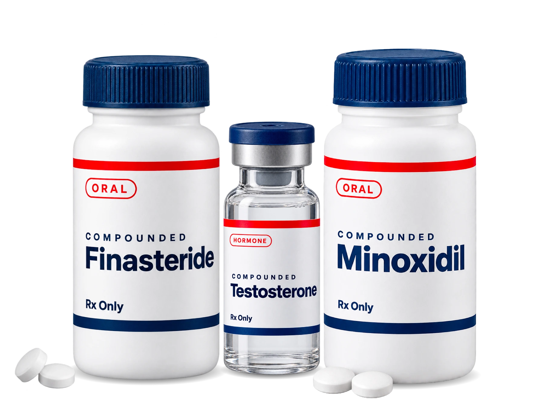 Testosterone + Finasteride + Minoxidil bundle