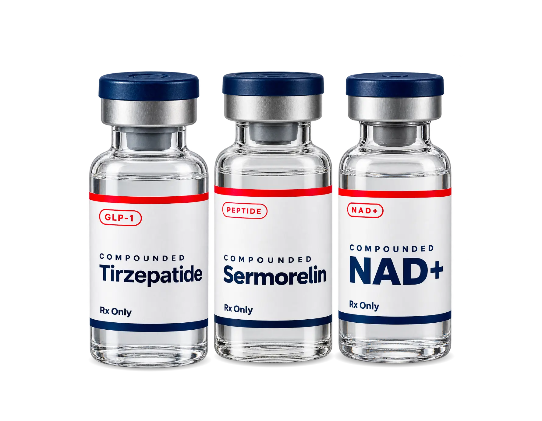 Tirzepatide + Sermorelin + NAD+ bundle